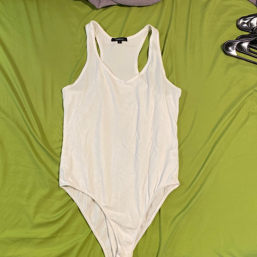 Discovery White bodysuit size L